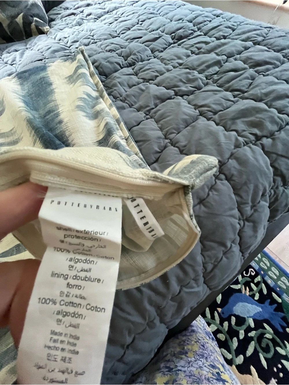 Pottery Barn stylish pillow